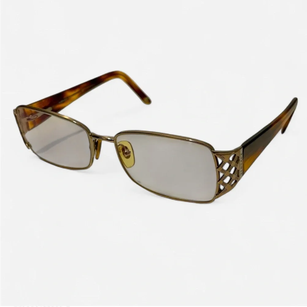 VERSACE EYEGLASSES MOD 1160 1052 53•16•130 VERSACE GLASSES RECTANGULAR